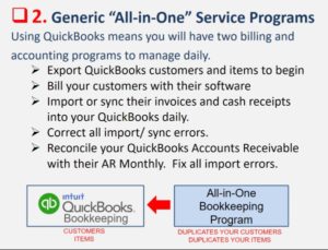 All in one service software quickbooks